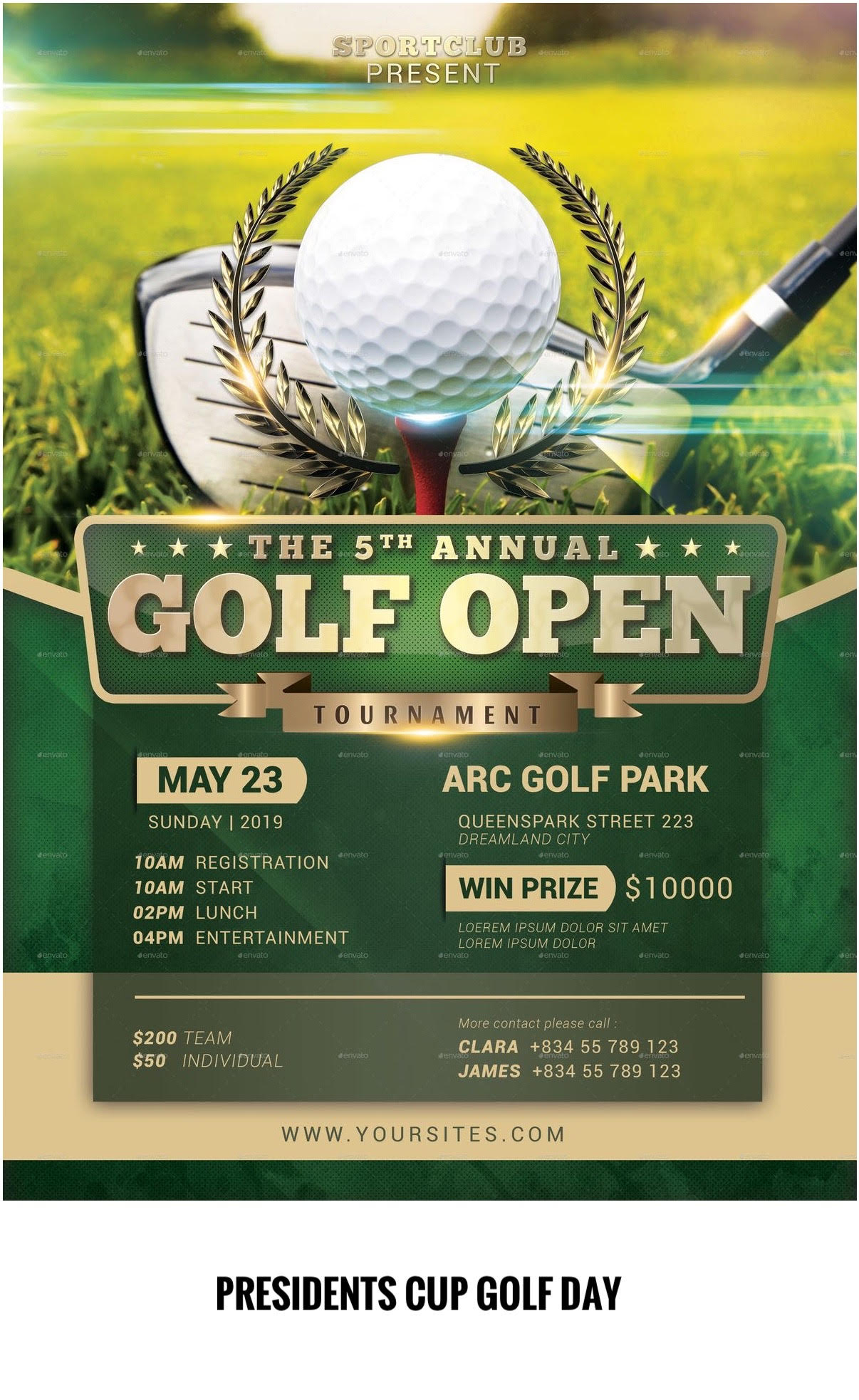 Presidents Cup Golf Day